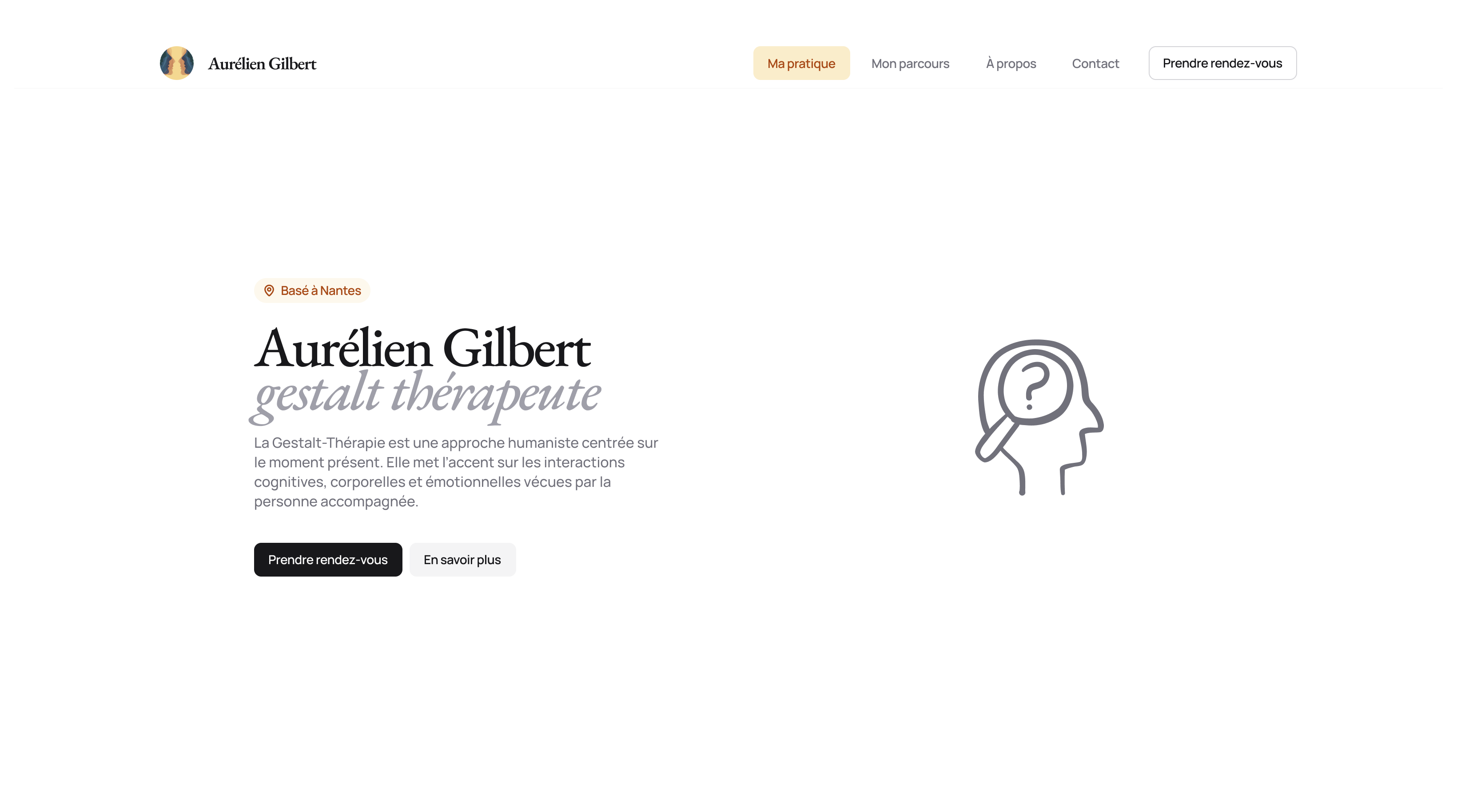 Aurélien Gilbert — Mettre en confiance avant la première séance